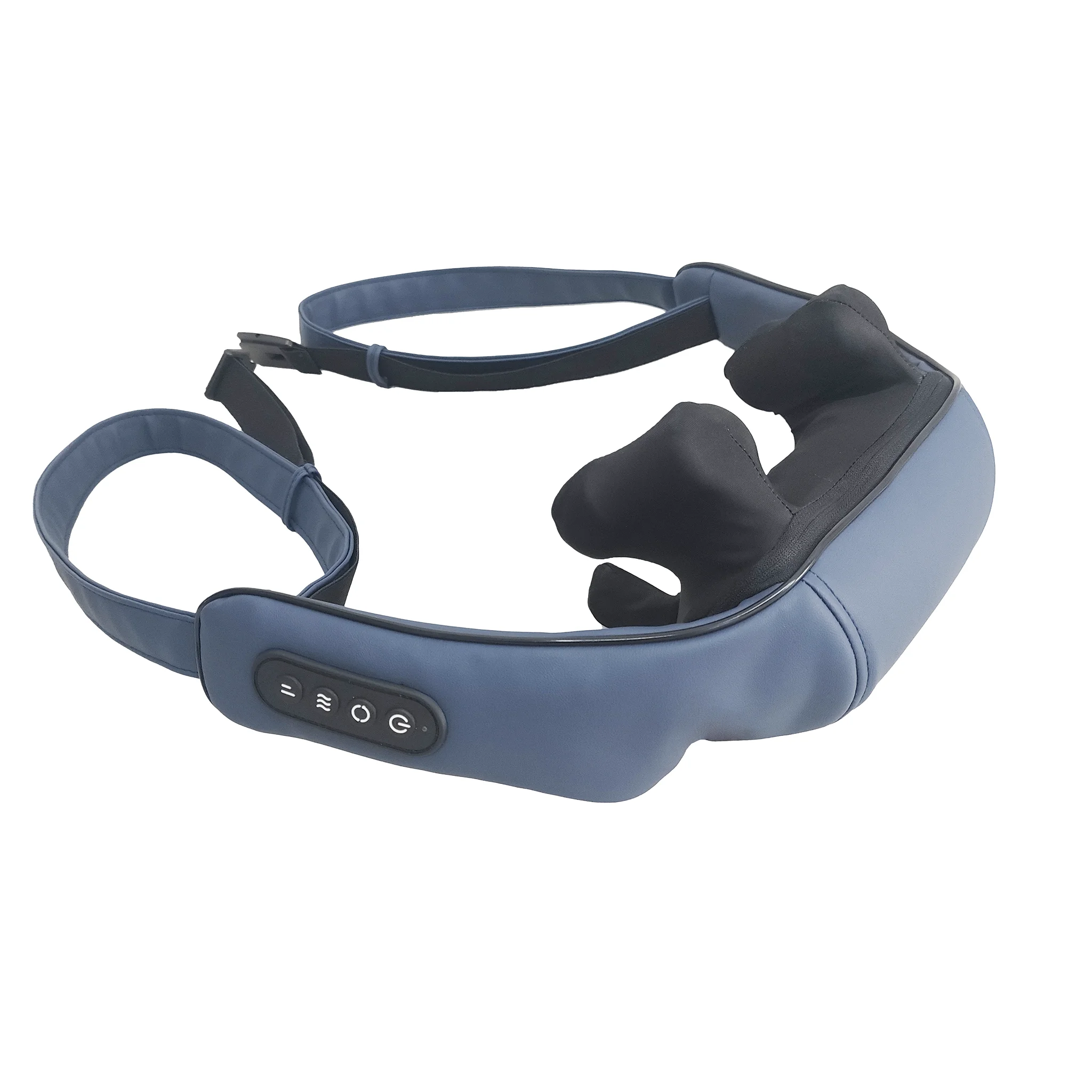 

2023 new arrival portable 6 silicone massage heads shiatsu back neck and shoulder massager with heat