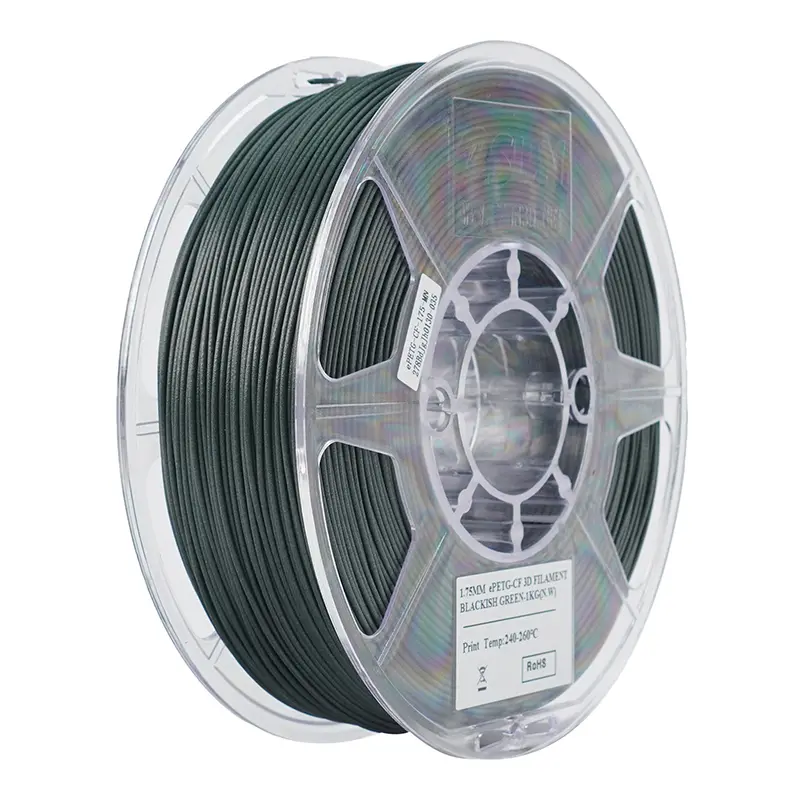 ESUN Carbon Fiber PETG 3D Filament High Strength 3D Printer Filament 1.75MM 1KG PETG Carbon Fiber Filament For Bambu Lab PETG-CF image 7