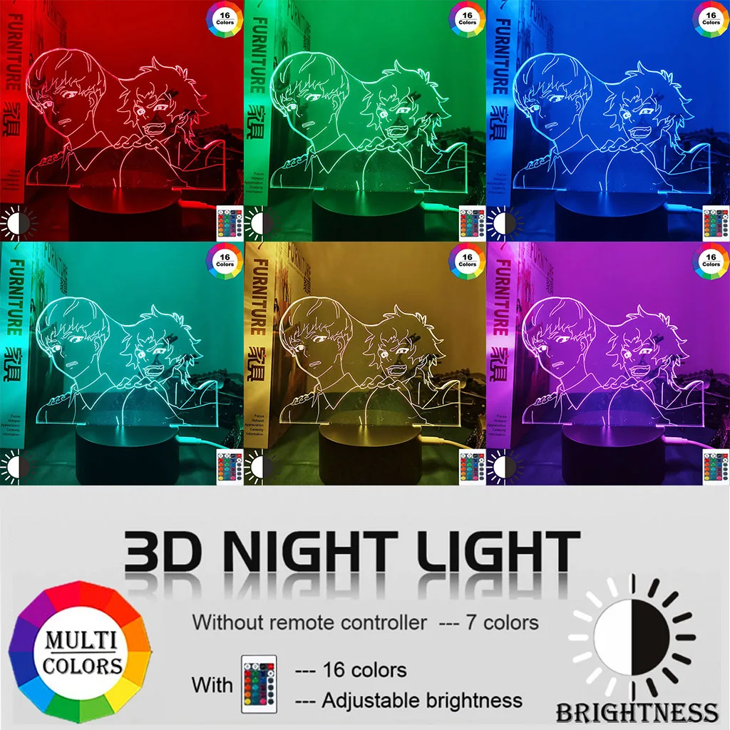 Devilman-Crybaby Led �߰� ����, ħ�� ��� ���� ���� �߰� ���� �ִϸ��̼� ���̺� 3d ����, Devilman Crybaby ��� ���