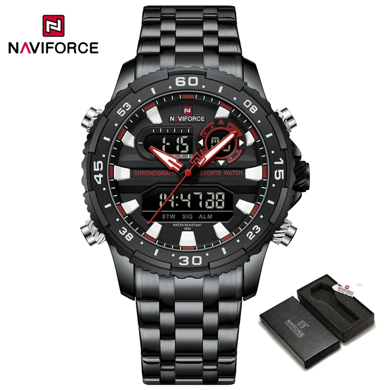 Orologi da Uomo Orologio Sportivo Cronografo Impermeabile Analogici