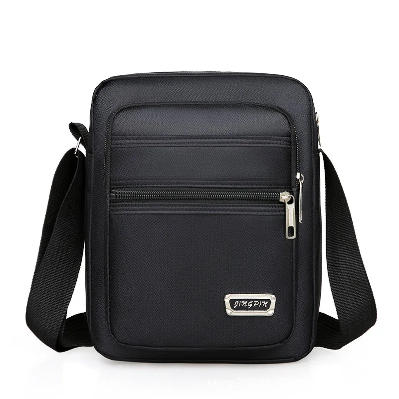 最終セール ブラック 男女兼用 NYLONshoulder noveltybag Soperwillt Oxford Waterproof Shoulder Crossbody Bag - 2024
