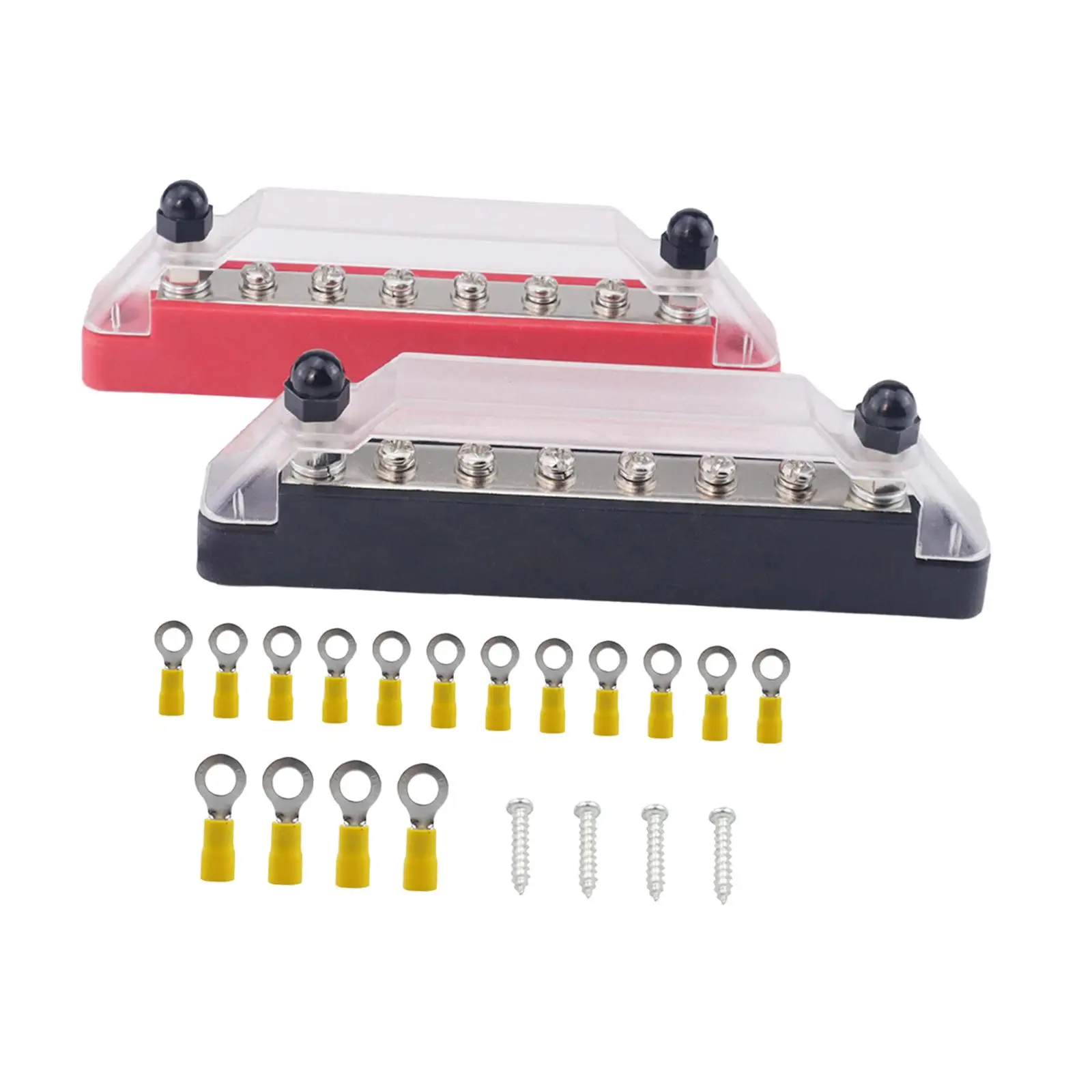 

2Pcs Power Distribution Block Bus Bar Bus Bar 150V for Marine Use Boat