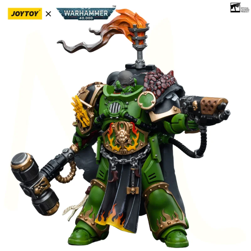 JOYTOY Warhammer 40K 1/18 Action Figure Salamanders Captain Adrax Agatone  Anime Military Model Toy Gift - AliExpress