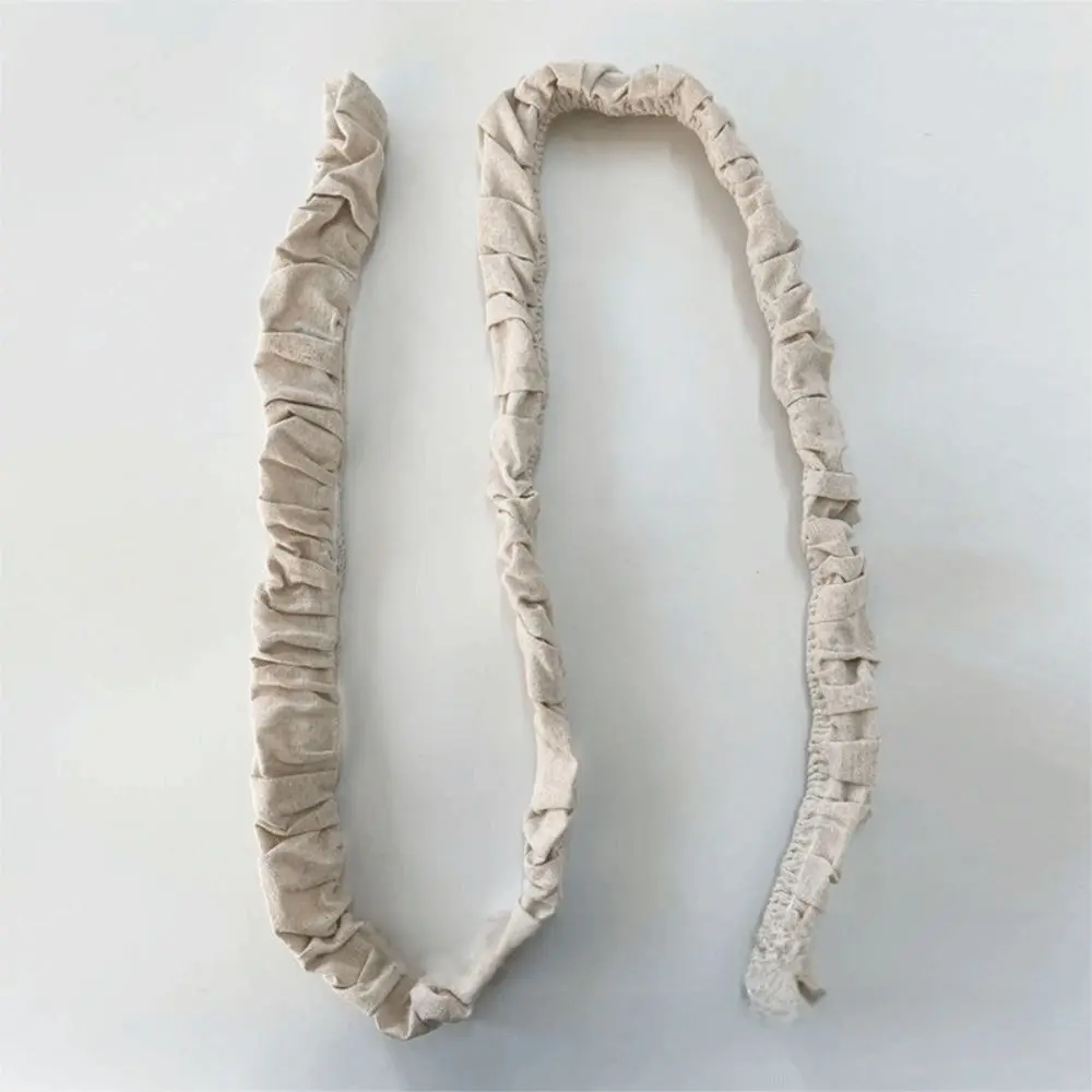 4/6피트 코드 커버 리넨 패브릭 사무실/가정용 샹들리에 체인 커버 전선 보호대 조명선 케이블 관리용