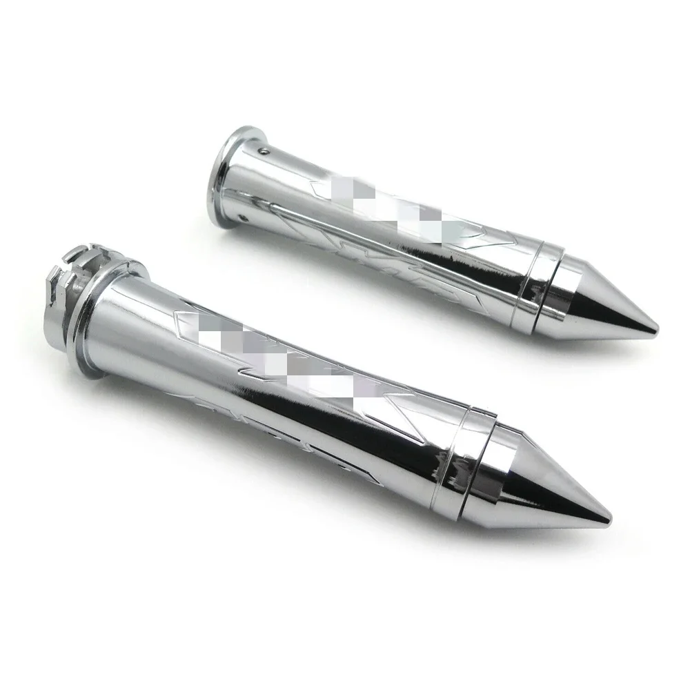 

Custom 7/8" 22mm Handlebar Grip for Honda CBR 600 900 929 954 1000 RR Chromed Free Shipping Motorcycle Parts