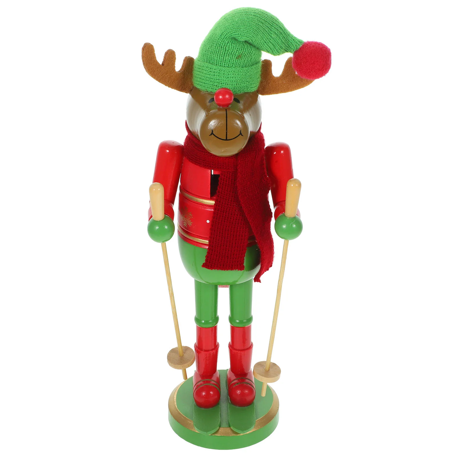 

Gifts for Stocking Stuffers Ski Nutcracker Unique Nutcrackers Christmas Decorations Tall Wood Wooden Craft Traditional Work