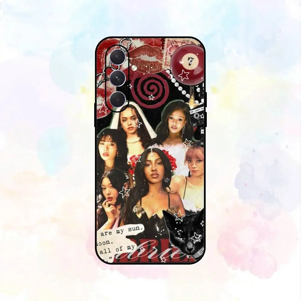 K-Katseye Soft Black Protective Phone Case