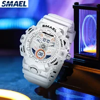 SMAEL Night Light Waterproof Men's Electronic Watch 8085 Cool Dual Display Multi functional Outdoor Sports 1