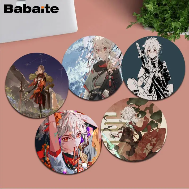 Резиновый игровой коврик для мыши Babaite kaedeхара Kazuha Genshin компьютерный ПК ноутбука |