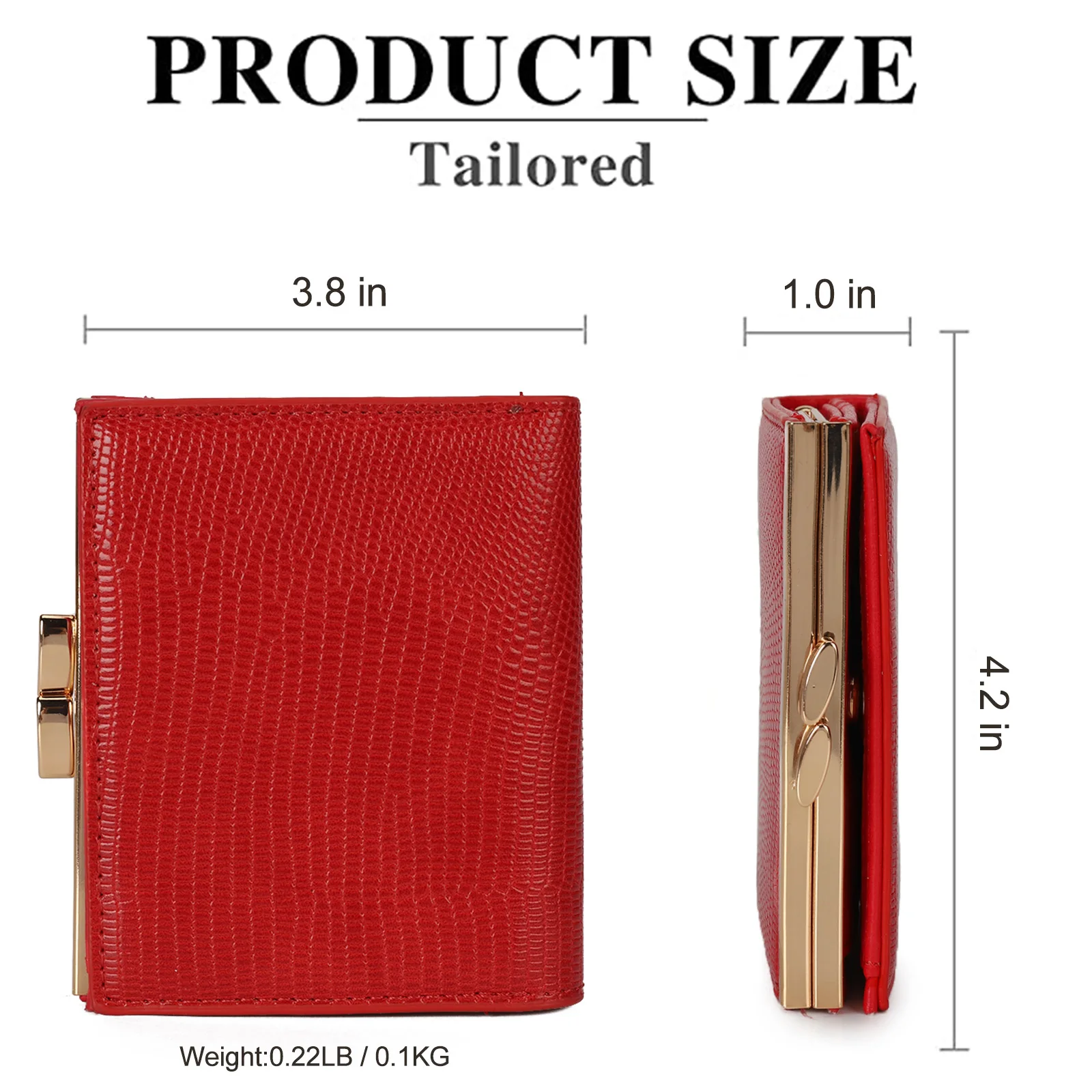 Women wallet - High-quality PU card holder, scratch-resistant and durable document case, zero wallet