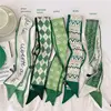 Green Small Scarf Lightweight About 88cm Long Stylish Hair Scarf For Women Women Trendy Accessory Popular Spring/summer Thin 4