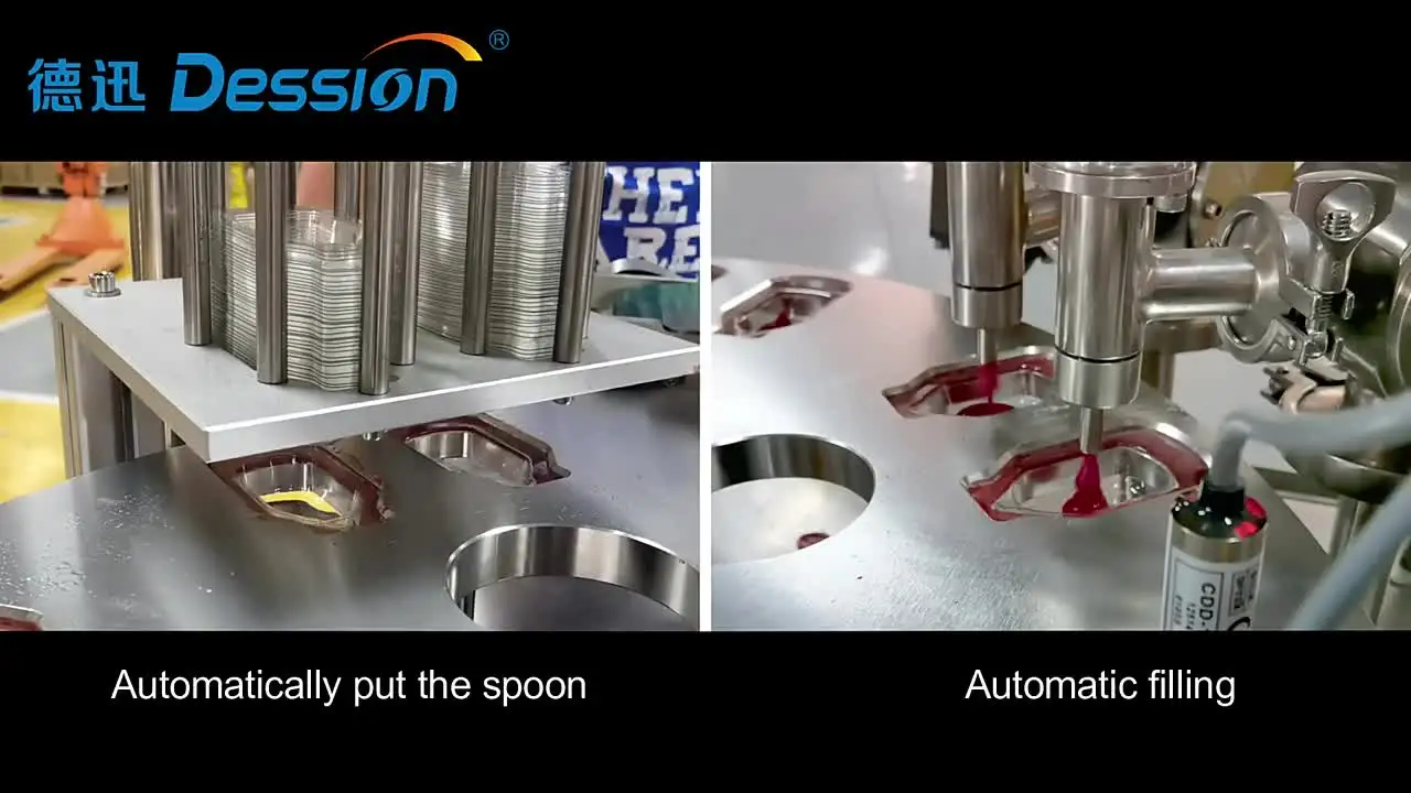 Роторная машина для розлива жидкостей Margarine с автоматической системой