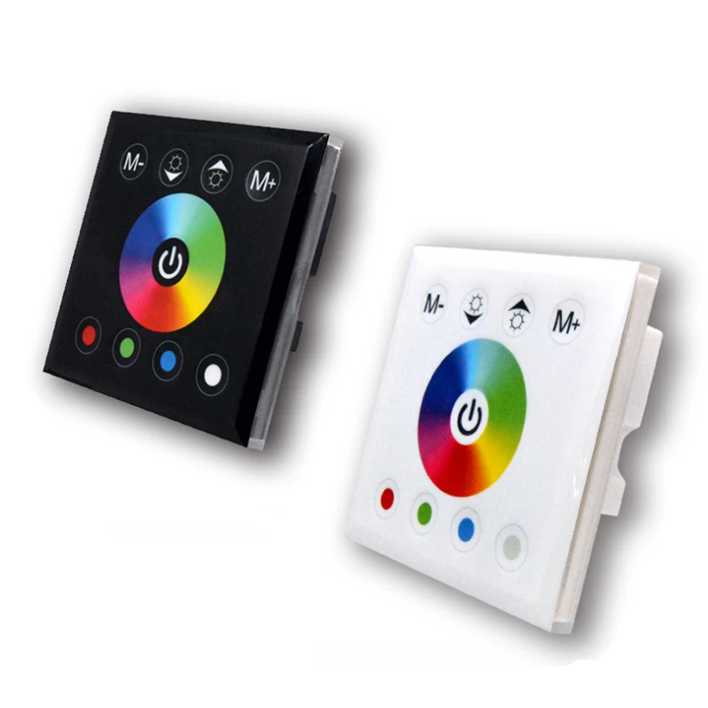 Description Picture 2 of item12V 24V Touch Panel LED Dimmer RGBW LED Controller Touch Panel LED Dimmer 16A Controller For SMD 5050 3528 RGBW Strip Light