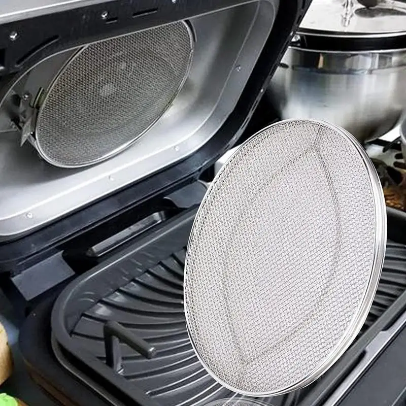 Stainless Steel Splatter Shield For IG651 IG601 FG551 Reusable Indoor Grill Accessories Stainless Steel Splatter Screen