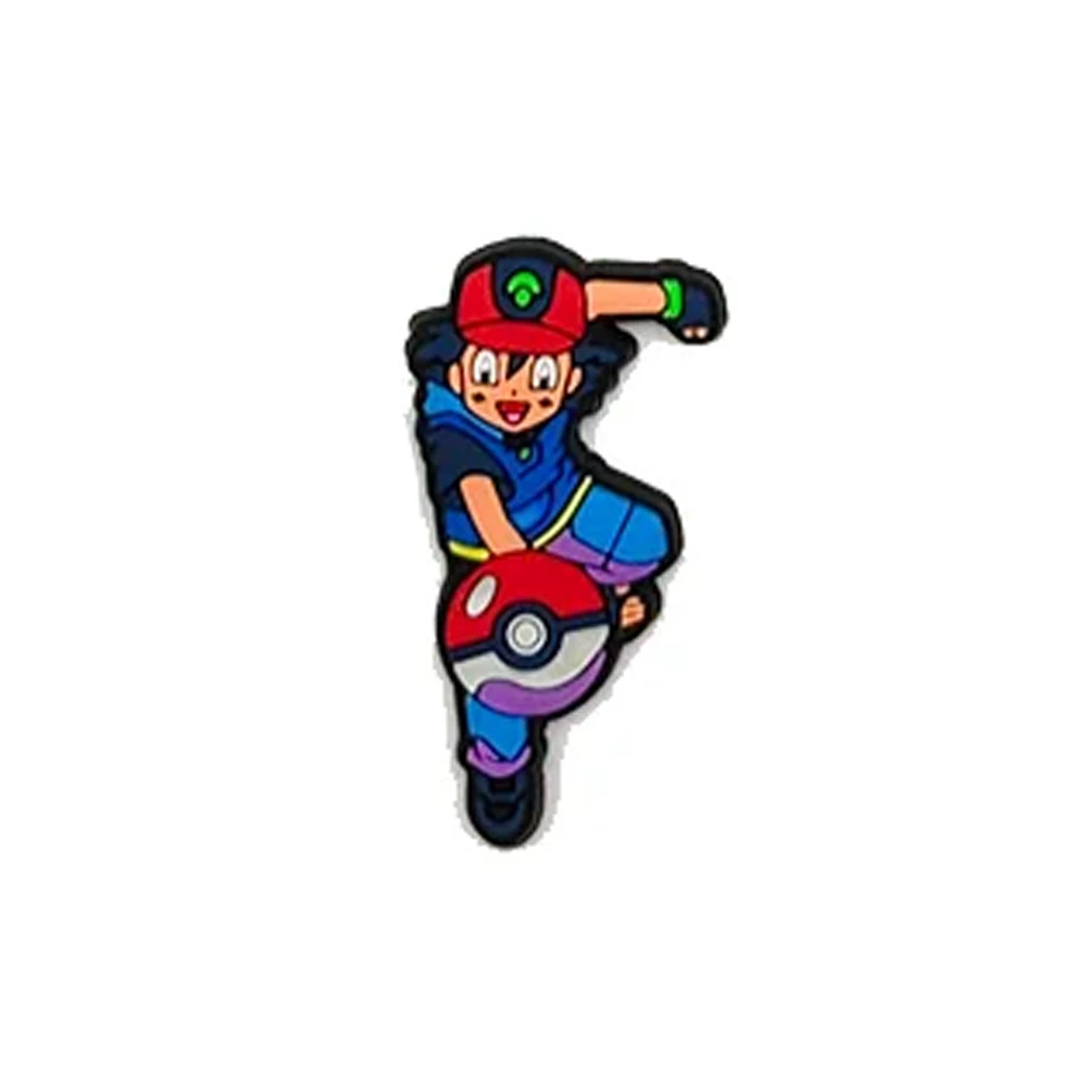 Shoe Charms MINISO Pokemon Dinosaur PVC Sandals Accessories Kids Gifts