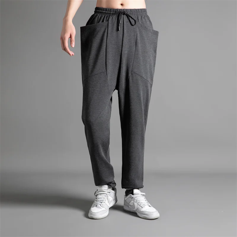 

Fashion Men' Casual Sweatpants Pants Big Pocket Hip Hop Harem Jogging High Quality Joggers Men's Trousers Drop Shipping Bottoms