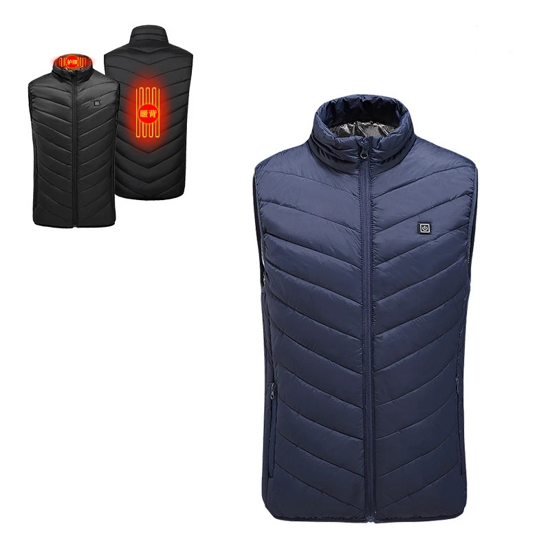 USB Heated Jacket Vest Winter Warm Hiking Outdoor Sports Men