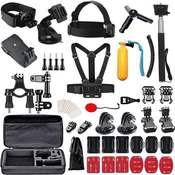 60 in 1 Action Camera Accessori Kit Adattatore di montaggio Fascia toracica per GoPro Hero 13 12 11 9 Insta360 X4 X3 DJI Action 8 5