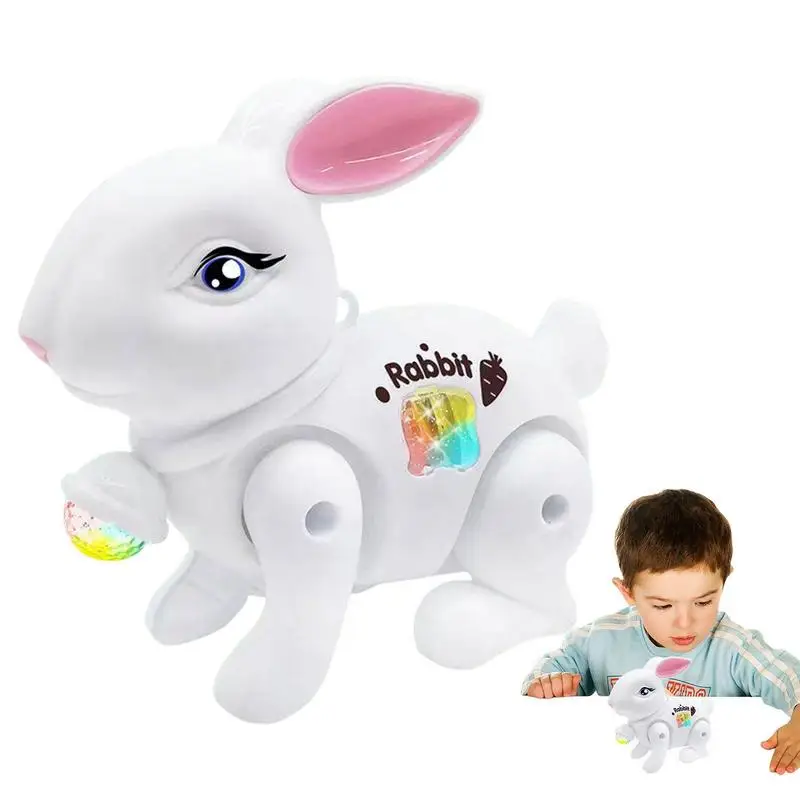 Kids Interactive Rabbit Toys Animal Cute Bunny Hare Toys Interactive