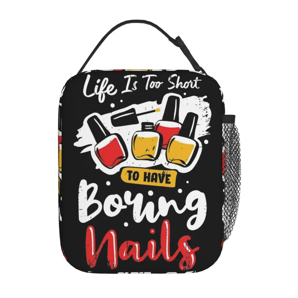 

Nail Artist Lunch Bag Manicure Accessories Nail Technician Merch Manicurist Gift Storage Food Box Thermal Cooler For Work