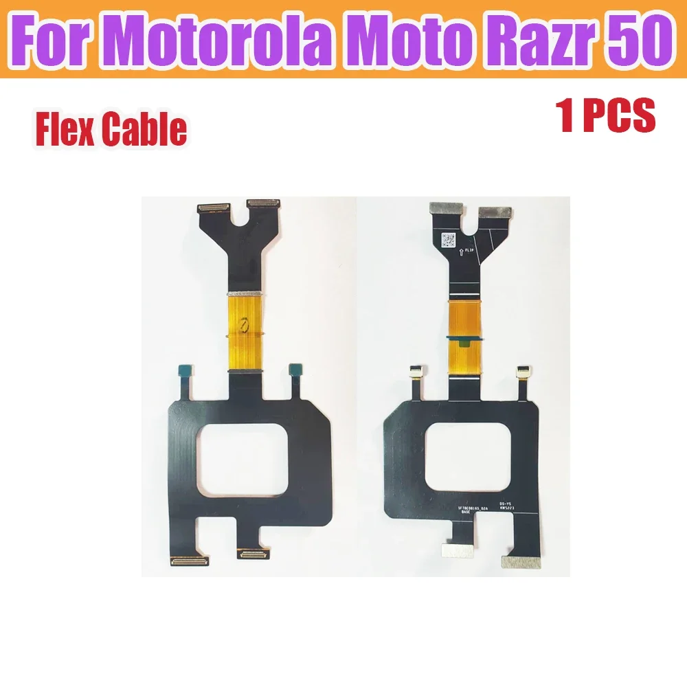 MOTO Razr 50 Ultra Motorola XT2451 마더 보드 커넥터 LCD 디스플레이 화면 메인 보드 플렉스 케이블 교체 부품 용 원본