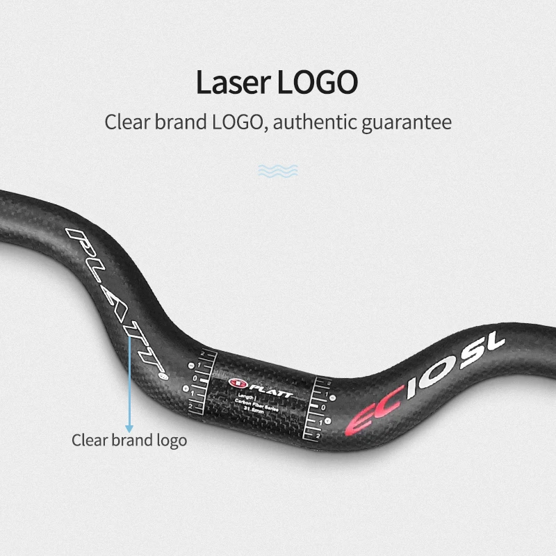 Guidon Plat Carbone Ultra Léger + Tige De Selle Carbone – VTT