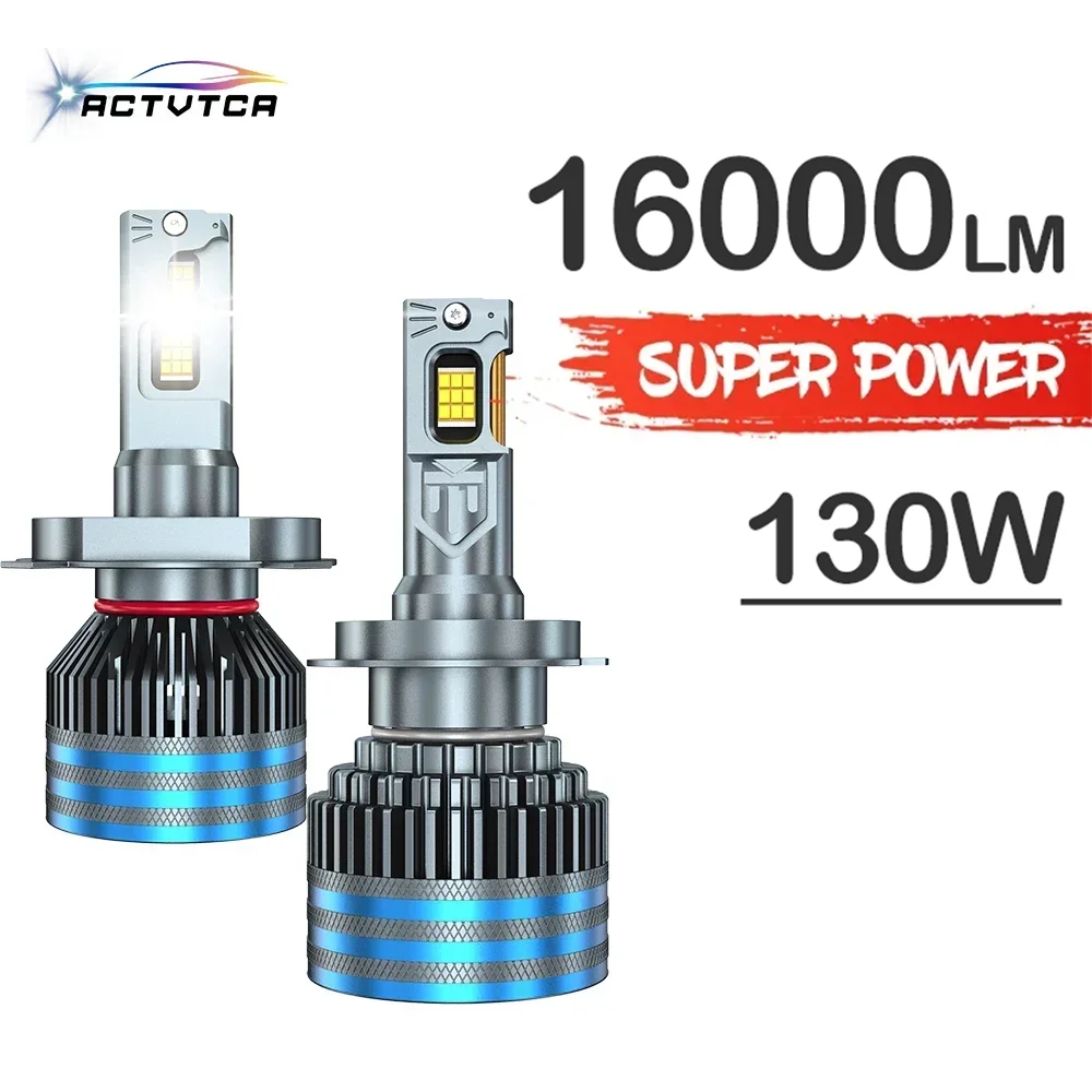 

H7 H11 H4 LED Headlights 16000LM 130W Headlamp H1 H8 H9 HIR2 HB3 HB4 9005 9006 9007 9008 9012 6000K LED Car Bulb Auto lights