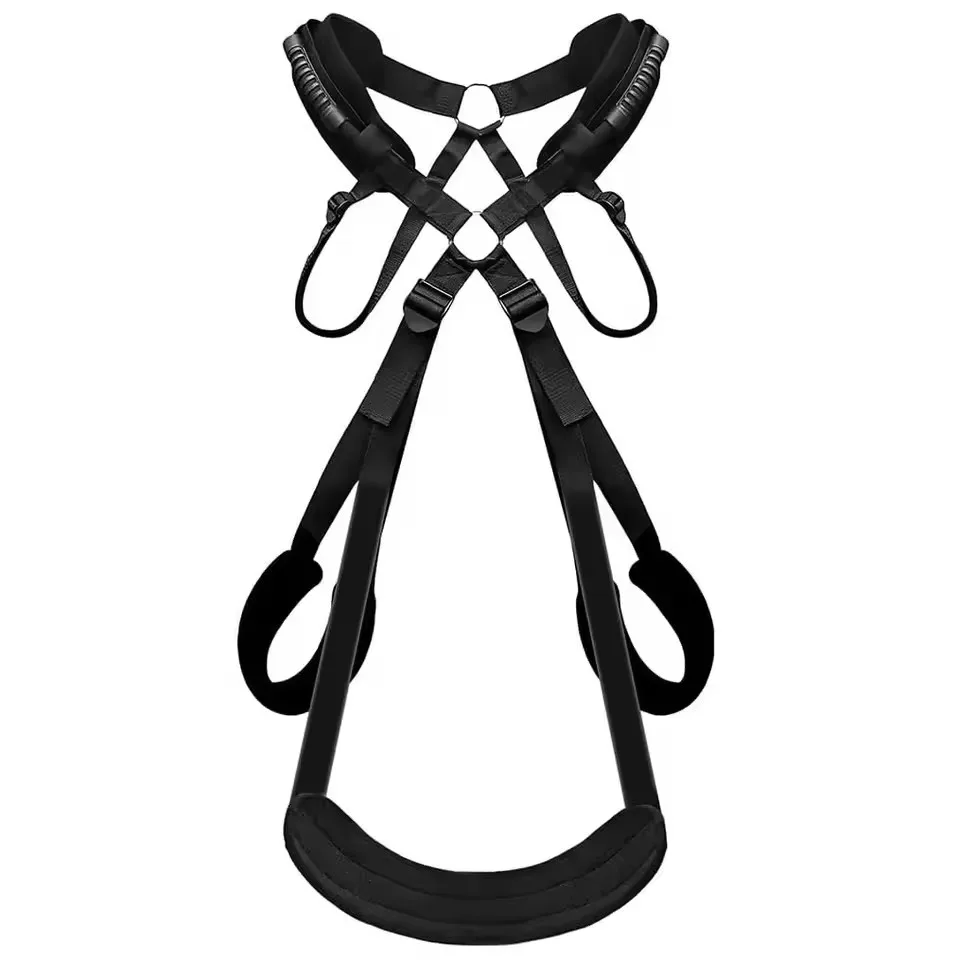 BDSM Bondage Kit Sex Swing for Couples Bondage Restraints Set with Adjustable Strap Adult Sex Toys Soft Nylon Swing Adult Games