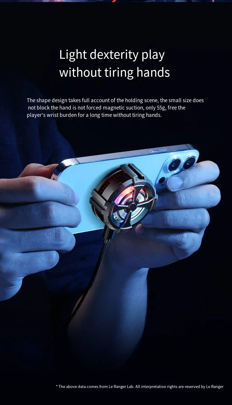 AL-12 2in1 Magnetic Phone Gaming Cooler description image 6
