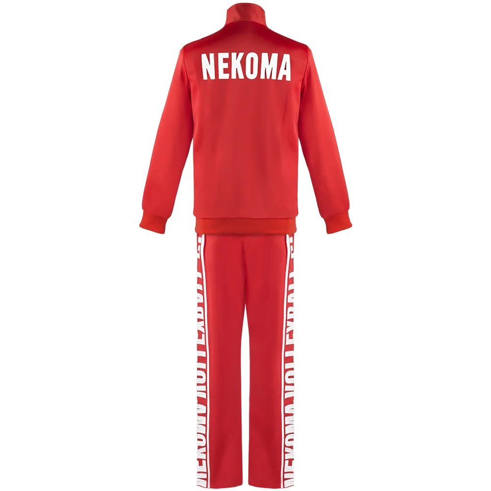 Haikyuu!! Nekoma uniforme delle scuole superiori Kuroo Tetsurou Kozume Kenma Costume Cosplay cappotto giacca pantaloni maglie da pallavolo abbigliamento sportivo