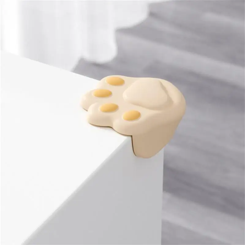 

1-8pcs Cat's Paw Silicone Anti-collision Safety Protector Table Corner Protection Safety Edge Corners Guards Cover For Baby