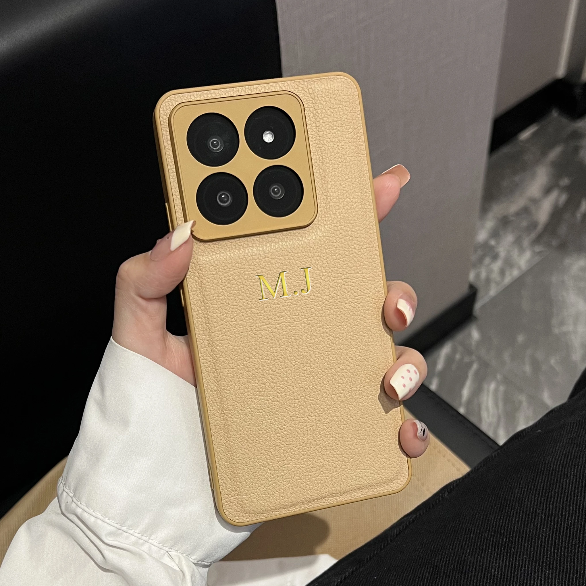 Custom Name Gold Letter Phone Case for Xiaomi Poco X7 thumbnail 4