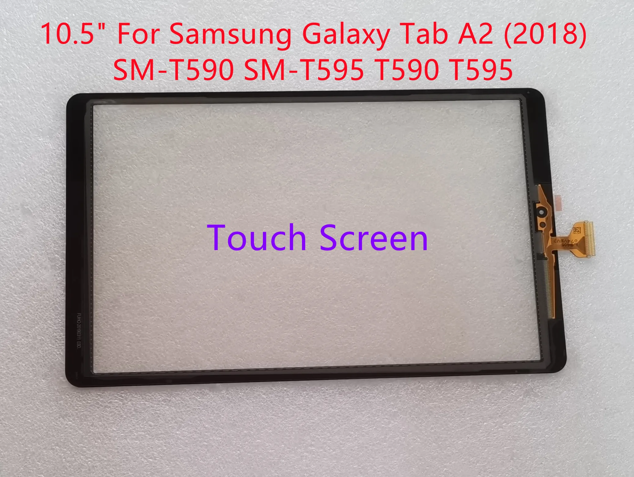 Enhanced Touch Screen Front Glass Sensor Panel for 10.5 Tablets - Premium Quality, 100% Tested