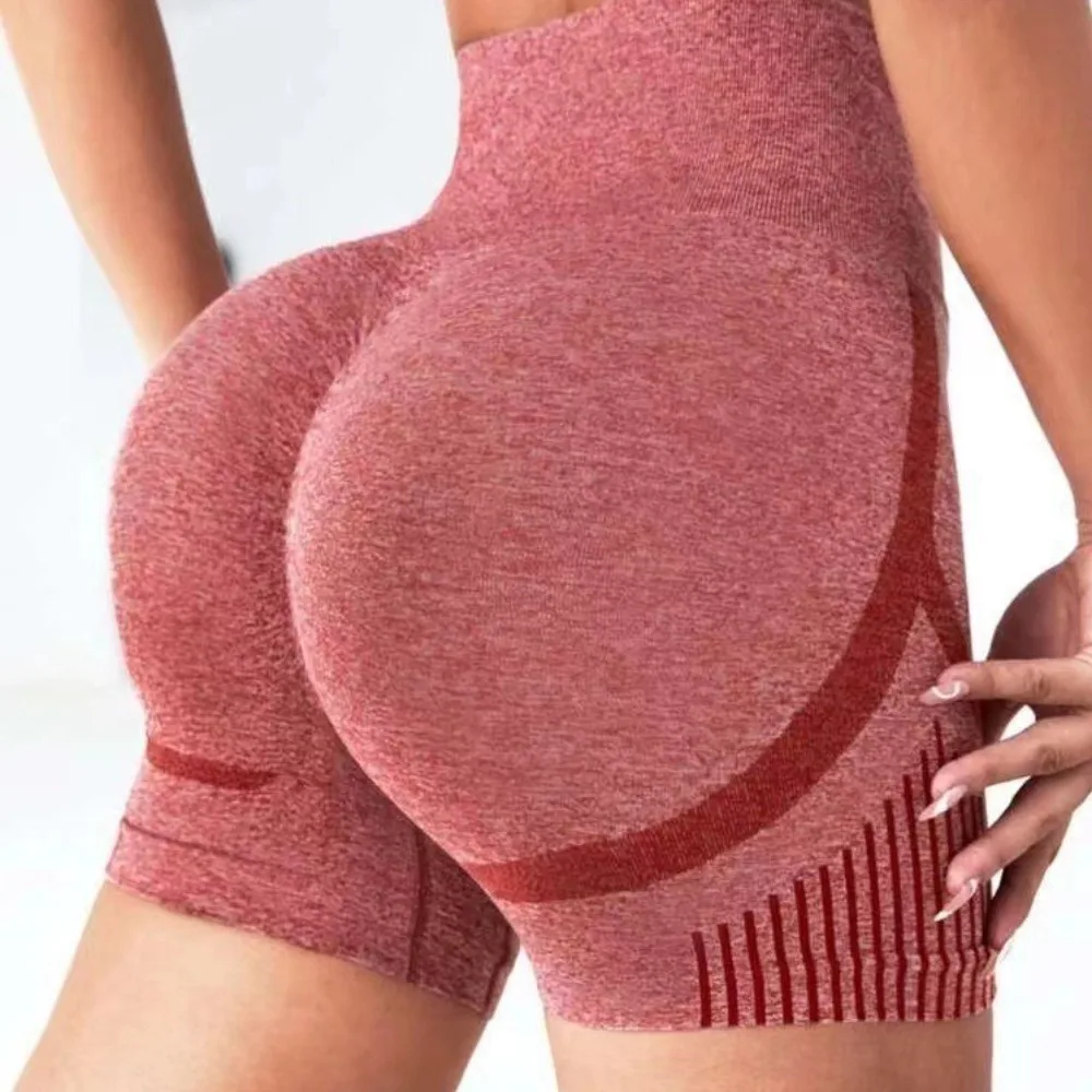 Running Shorts Women Athletic Shorts Fitness Gym Wear Yoga Cycling Jogging Leggings High-Waist Push-Up