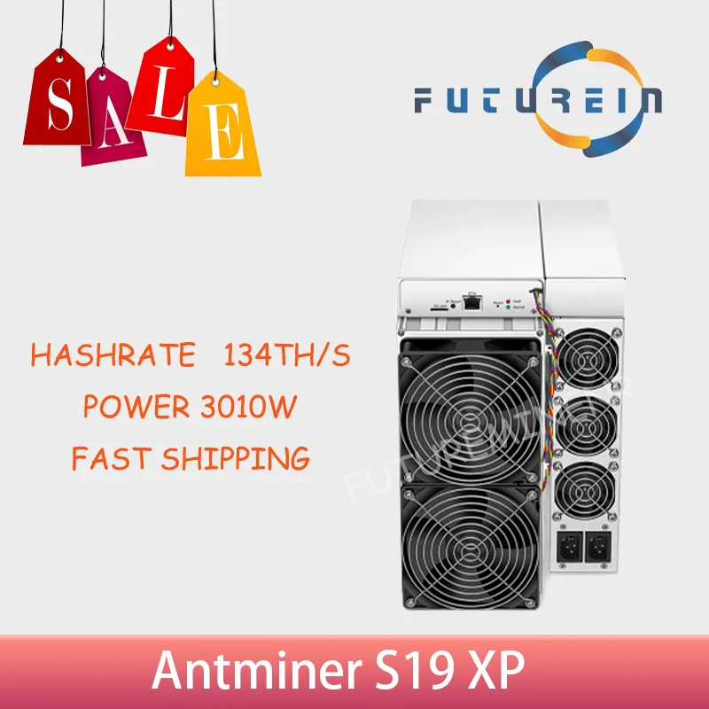 Bitmain Antminer S19 Xp 134Th/S 141Th/S Btc Asic Miner Crypto Miner Mining Bitcoin Crypto Mining Machine Pronto Per La Spedizione