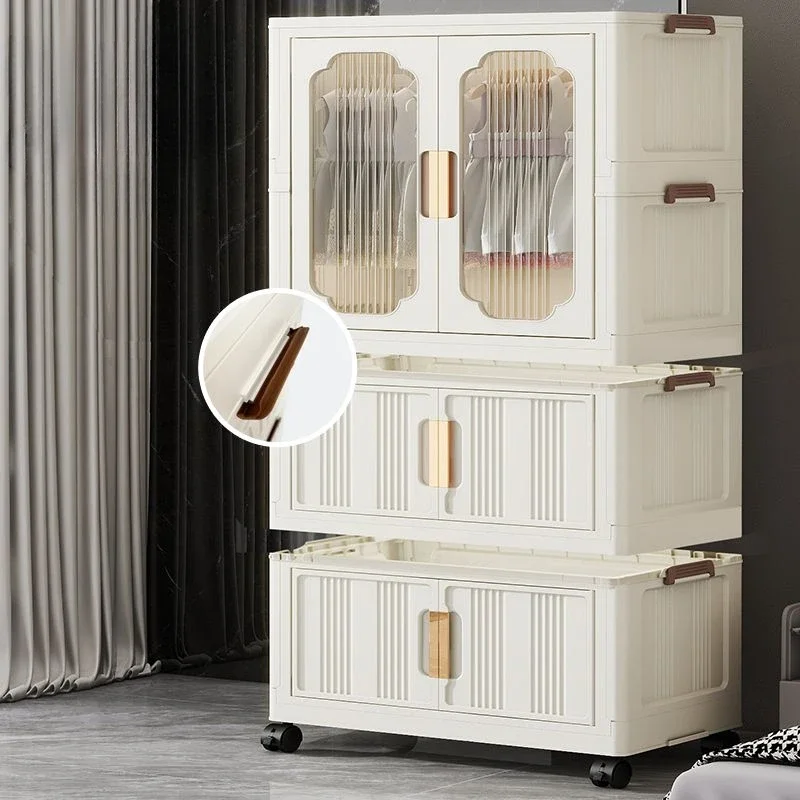 Baby Closet Children's Toy Wardrobes Kids Storage Organizer Cabinets Cabinet Child Wardrobe Dress Room Clothes Furniture