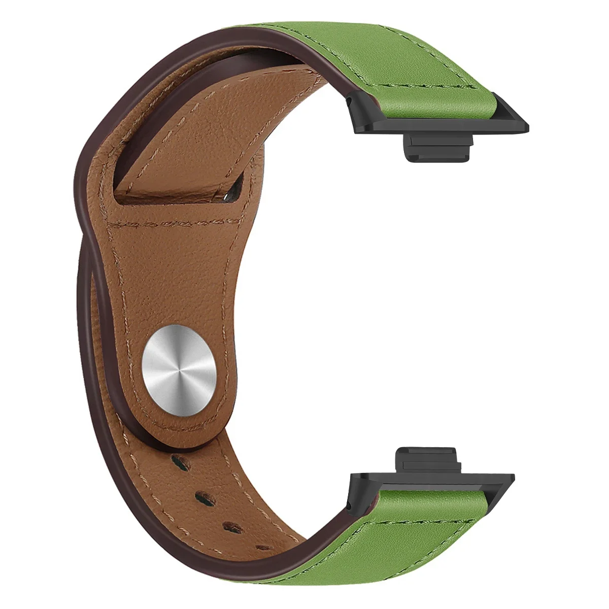 Premium Leather Band Wrist Strap for Smart Watches - Stylish Accessory Compatible with Multiple Models