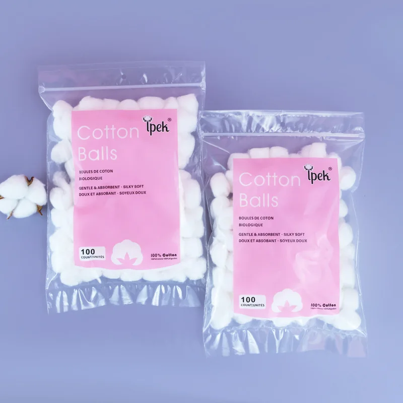 Degreasing cotton balls, cleansing cotton rolls and disinfecting cotton balls are used for makeup removal, nail polish removal, 2