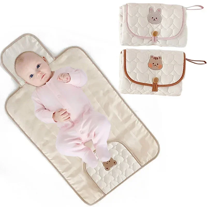 New Infant Foldable Diaper Changer, Waterproof Pad, Newborn Supplies, Bedding, Mattress, Replacement Cover