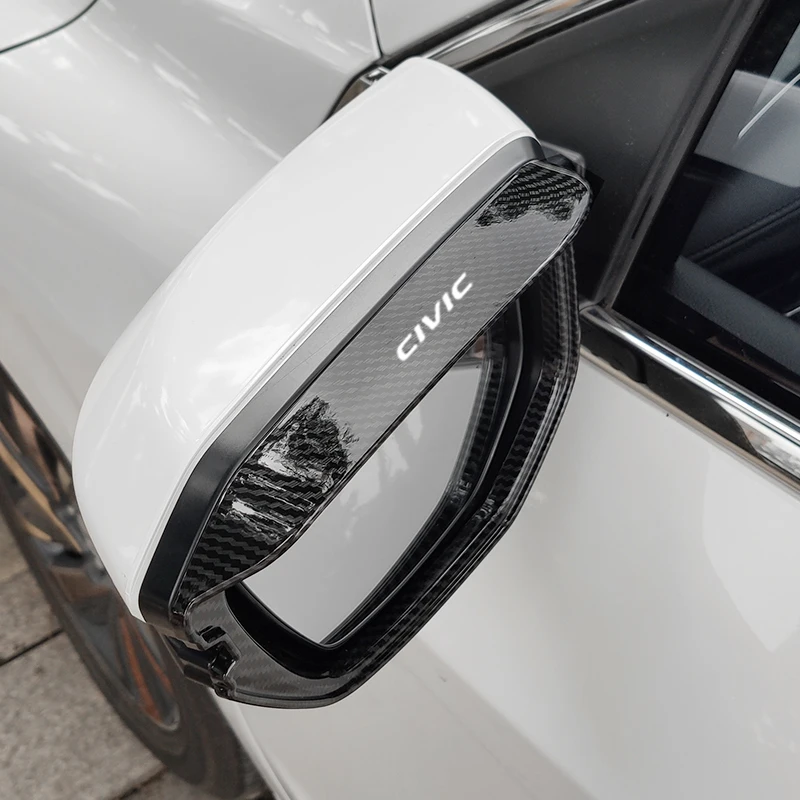For Honda Civic Ten Generation Civic Protector Rain Cover Car Rearview Mirror Eyebrow Rain Cover