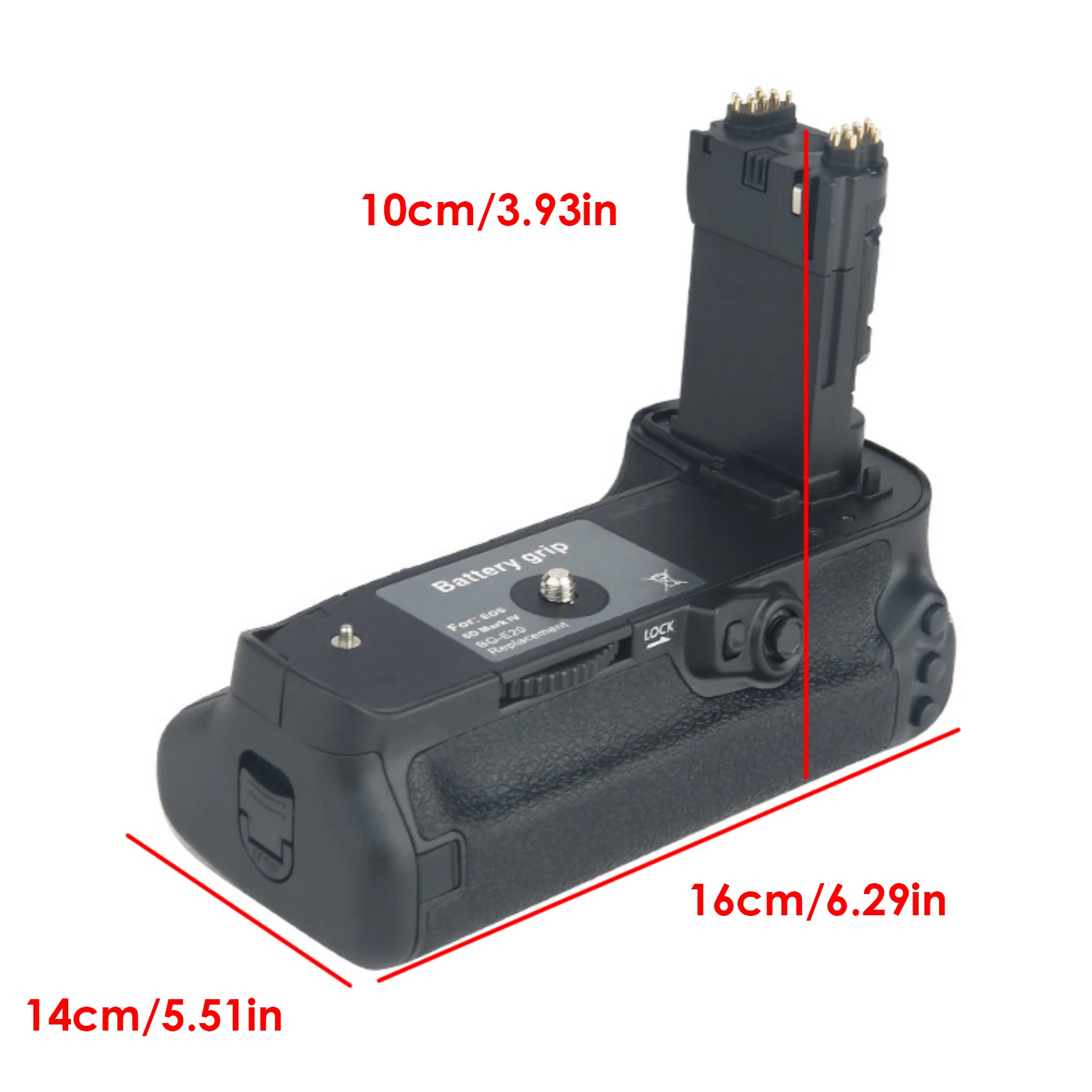 New BG-E20 Vertical Battery Handle Grip Replacement for Canon EOS 5D Mark IV For 1pcs LP-E6 Battery Holder Camera Accessory