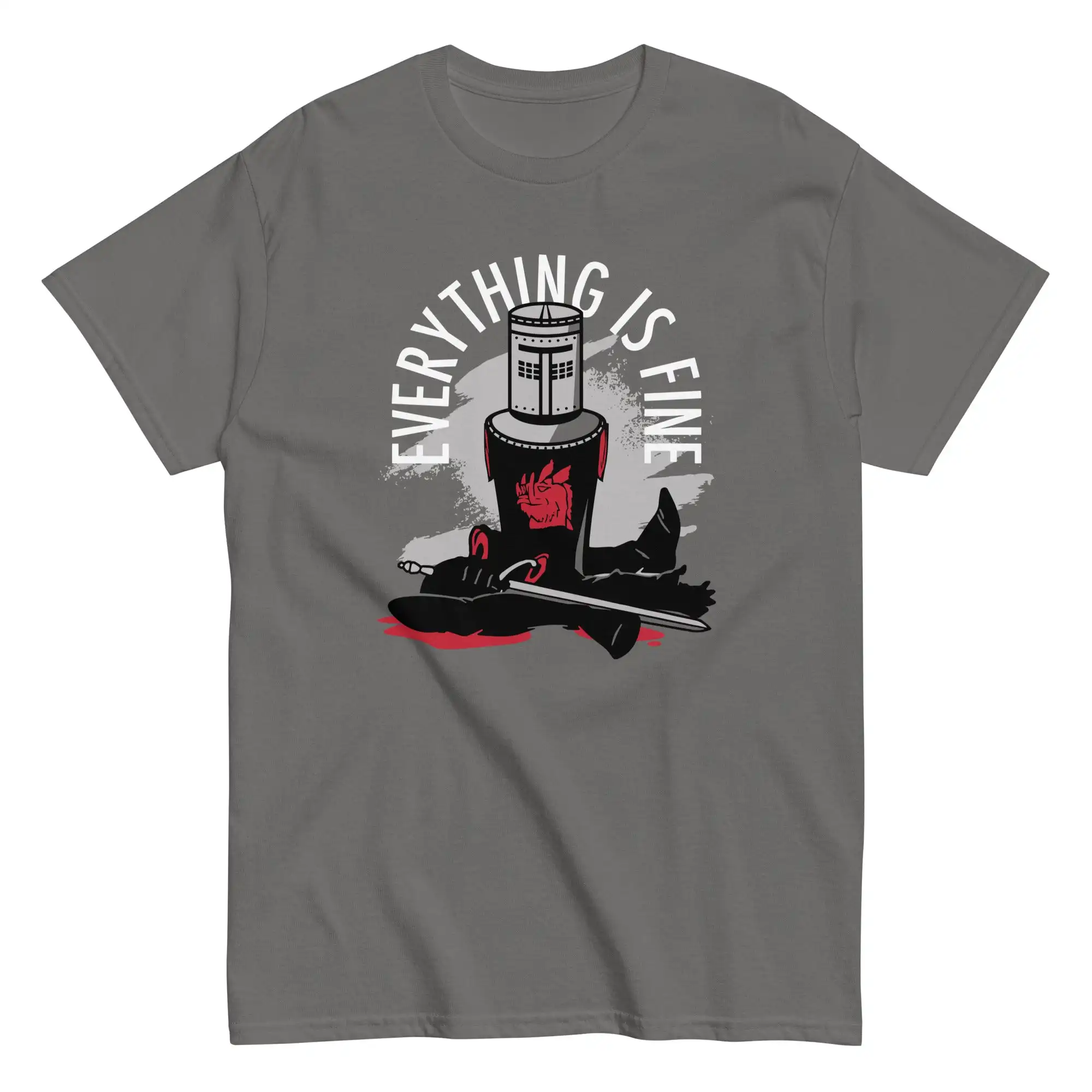 

Everything Is Fine Anime Graphic T-shirts for Men Clothing Women Short Sleeve Tees New Arrivals Unisex Summer