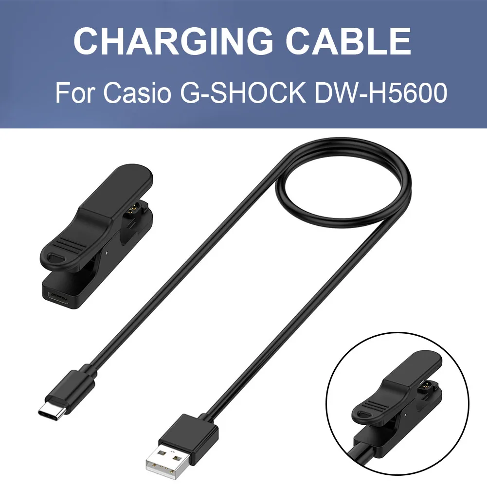 USB Charging Cable 5V 1000MA Watch Charging Stand Sports Watch Charging Cord Wire Fit for Ca Sio G Shock Dw-H5600