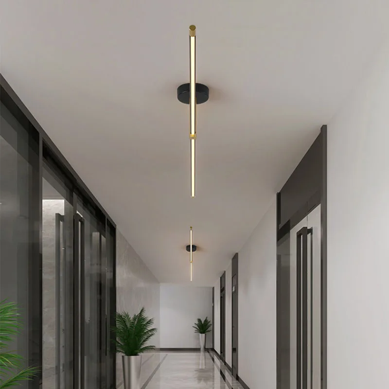 Modern Aisle Ceiling Chandelier LED Wall Sconce for Corridor Bedside Bathroom Mirror Line Lamp Home Decor Light Fixture Lustre