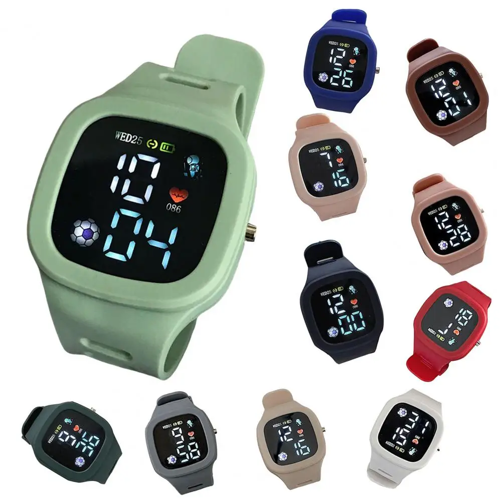 

Stylish Student Sports Digital Wristwatch Durable Sports Watch Boys Girls Electronic Wristwatch for School Student Clock