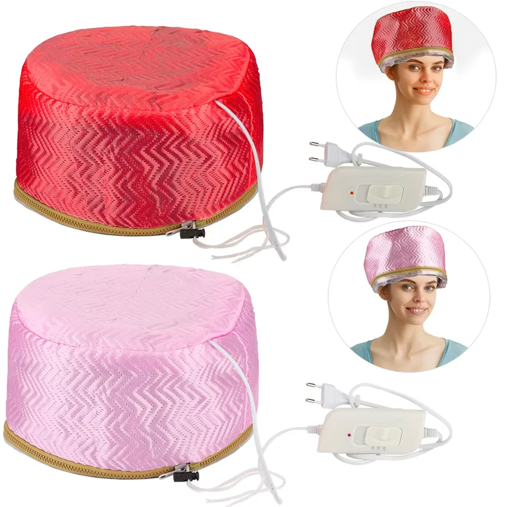 Hair Steamer Cap Electric Hair Heating Cap Thermal Treatment Hat Waterproof Self-heating Hat SPA Nourishing Styling Care
