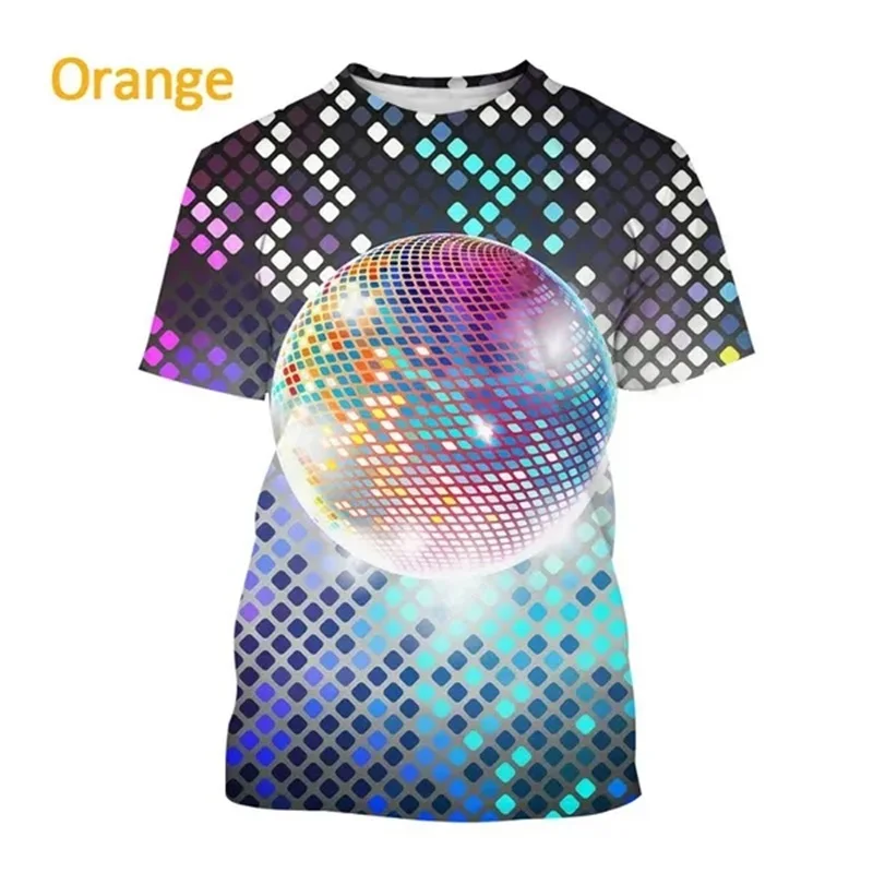 Disco Ball 3D Print Mens Short Sleeve T Shirt
