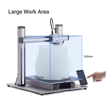 Snapmaker-impresora 3D 2,0 F350 FDM, máquina de impresión de Metal, para uso escolar y doméstico, 320x350x330mm 3