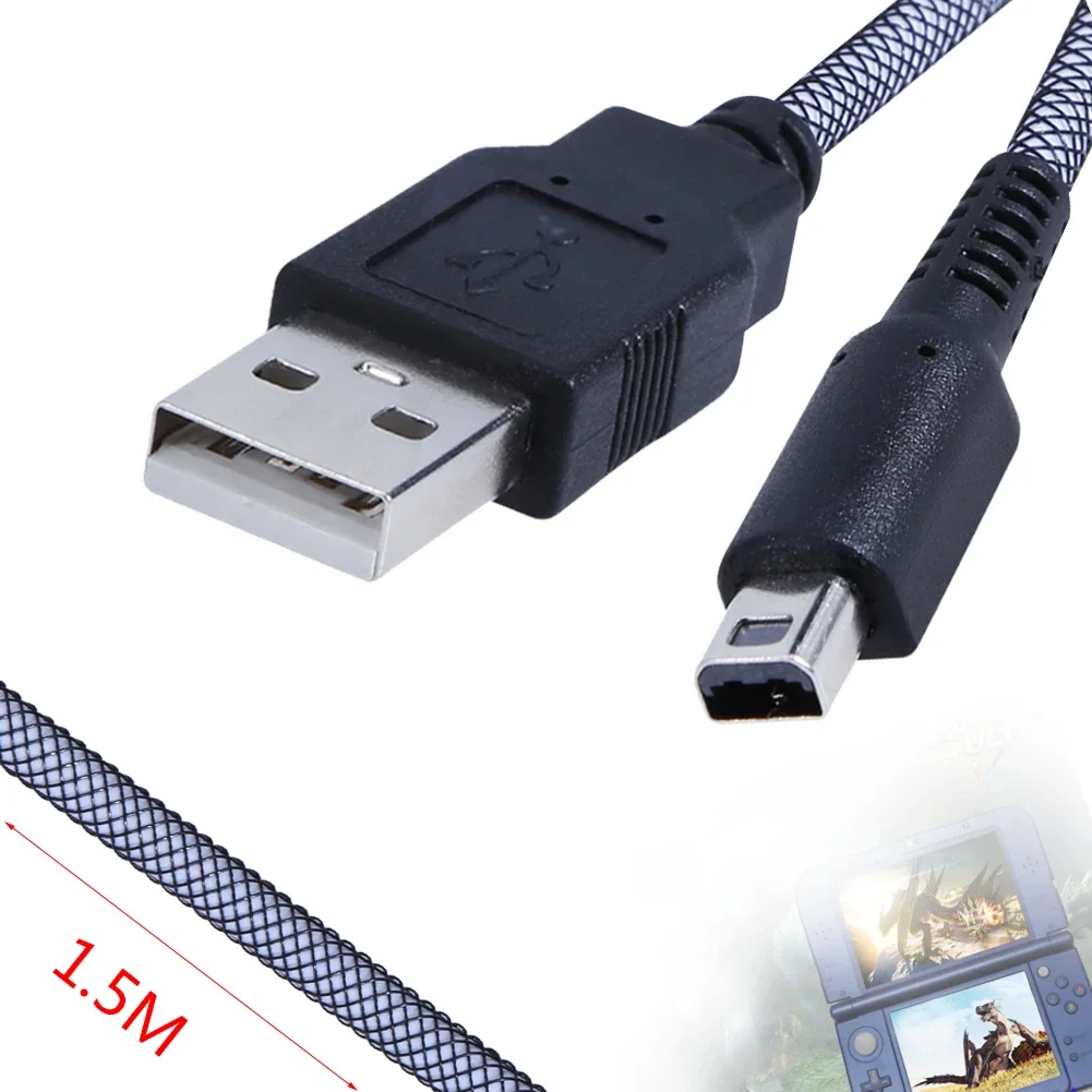 닌텐도 DSI NDSI 3DS 2DS XL/LL용 동기화 데이터 충전 USB 전원 케이블 와이어 충전기, 3DSXL/3DSLL 2dsxl 게임 전원 라인, 2 in 1, 신제품