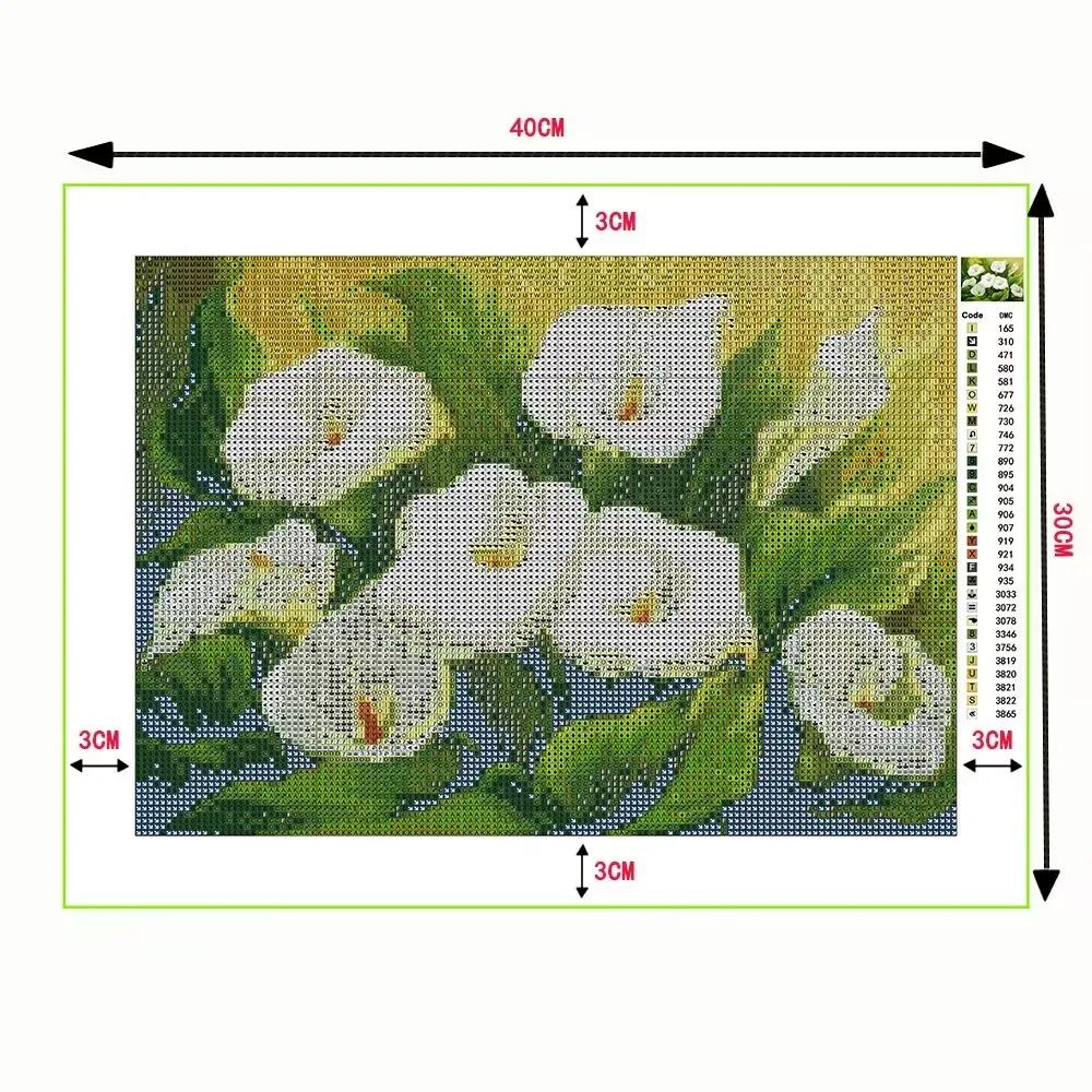 Description Picture 6 of item5D DIY Diamond Painting Street Full Square/Round Diamond Embroidery Landscape Mosaic Rhinestone Pictures Home Decor Gift